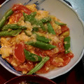 チョ子2's cooksnap of when they made トマトと卵の炒めもの.