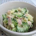 ちわここ's cooksnap of when they made ビタミンたっぷりゴーヤー入りポテトサラダ.