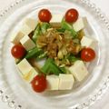 くまやっこ's cooksnap of when they made オクラとトマトの豆腐サラダ♪.