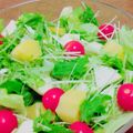 Raranana's cooksnap of when they made りんごとパイナップル入りサラダ☆.