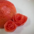 sugimona's cooksnap of when they made トマトの皮でつくるバラの飾り.