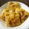 クリちゃん0309's cooksnap of when they made おからパウダーの巾着 バター醤油焼き.
