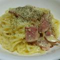 アリコ。's cooksnap of when they made ❉生クリームを使わない濃厚カルボナーラ❉.