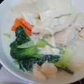 まめ乃's cooksnap of when they made 鶏胸肉と青梗菜の豆乳炊き.