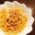 ★moーmo★'s cooksnap of when they made きのことシーチキンのバター醤油パスタ♪.