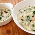 くぅぽん☆'s cooksnap of when they made ほうれん草（七草）クリームリゾット☆.