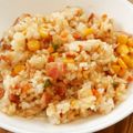 くぅぽん☆'s cooksnap of when they made 子ども喜ぶ♪コーン味噌バターチャーハン.