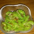 ｓｉｏ's cooksnap of when they made 旬の ゴーヤでさっぱり おかか和え☆.