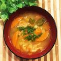 なつき☆ミ's cooksnap of when they made ピリ辛味噌汁.