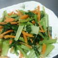 なおころピッコロ's cooksnap of when they made ホウレン草とベーコンのバター醤油炒め.