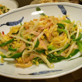 ☆糖質減らしてます☆'s cooksnap of when they made すぐ出来☆もやしとピーマンの卵とじ.