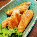 Meguminomy's cooksnap of when they made みょうがの豚肉巻き アジアンテイスト.