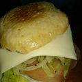 SooOrange's cooksnap of when they made ちょーちょーちょー簡単生ハムサンド！！.