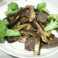 nanahouse1's cooksnap of when they made 牛肉と茄子とオクラの炒め物.