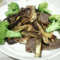 nanahouse1's cooksnap of when they made 牛肉と茄子とオクラの炒め物.