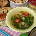 もりあん農園's cooksnap of when they made 材料３つ♬玄米とトマトの健康スープ.