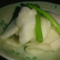 桃てろ's cooksnap of when they made 塩麹で簡単美味しい♪かぶのお漬け物.