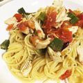 G☆Ponchi's cooksnap of when they made オクラ大好き♡オクラとトマトの簡単パスタ.