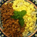 ハッピィ0730's cooksnap of when they made チーズが香る、イタリアンそぼろ丼.