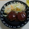 もふもふ女's cooksnap of when they made 簡単☆チーズinハンバーグ.