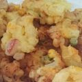 ゆっちょん1017's cooksnap of when they made 簡単・冷凍ミックスベジタブルでかき揚げ.