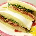 ♪ごんた's cooksnap of when they made キャベツと生ハムのマヨワササンド.
