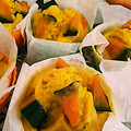 ユーロン's cooksnap of when they made おやつに♪しっとりかぼちゃ蒸しパン♬*.