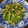 くーぴんみん's cooksnap of when they made オクラだけ！のガーリック炒め.