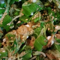 ぷくりる's cooksnap of when they made Ｗオクラのおひたし　～オクラの新芽と実～.