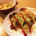 けぃこ。だぃご's cooksnap of when they made ♪焼肉のタレで簡単タコライス♪.