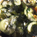 クック8FU3IF☆'s cooksnap of when they made きゅうりとワカメの酢の物.