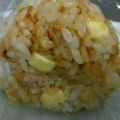 ピニヨ's cooksnap of when they made 某コンビニ風、おかかチーズおにぎり♪.