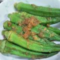 ★かおっち★'s cooksnap of when they made 箸が止まらない！オクラのしょうが焼き☆.