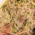 rukoyon's cooksnap of when they made きゅうりとハムの春雨サラダ.