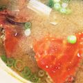 美人の理恵's cooksnap of when they made 渡り蟹　磯汁　いいダシでてるねぇ～.