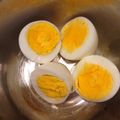 花花里's cooksnap of when they made 一石二鳥！炊飯器で簡単♪ゆで卵♪.