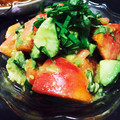 kanna＊'s cooksnap of when they made トマトとアボカドのわさび醤油和え.