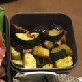 めしむら屋's cooksnap of when they made ナスとズッキーニのペペロンチーノ炒め.