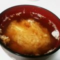 かげぼーし's cooksnap of when they made 残り物卵白でやさしい味噌汁.