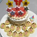 うんのぞのぞ's cooksnap of when they made １歳のバースデーケーキ♡♡.
