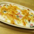 ぽりぽり拓庵's cooksnap of when they made レンジで簡単☆ほうれん草のカレーグラタン.