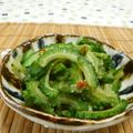 赤い電話's cooksnap of when they made 麺つゆで簡単☆ゴーヤのお浸し.