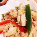 とほ♪'s cooksnap of when they made 鶏肉とミニトマトのフライパンパエリア.