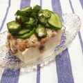 ＊marble＊'s cooksnap of when they made オクラと納豆の梅肉のせ冷ややっこ.