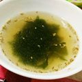 まいmama0322's cooksnap of when they made 簡単♡即席！わかめスープ.