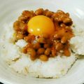 ゆでたまごの達人's cooksnap of when they made ✿食べるラー油とネギの納豆ご飯✿.