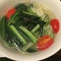 Ayako0713's cooksnap of when they made 和伊太利亜なトマトにゅうめん.