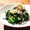 kaokaofood's cooksnap of when they made きゅうりの酢の物〜紫蘇の実入りで〜.