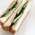 ねこだいしん's cooksnap of when they made ハムときゅうりのトーストサンド.
