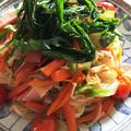 ちーこだ's cooksnap of when they made 残りのそうめんで焼きビーフン風？！.